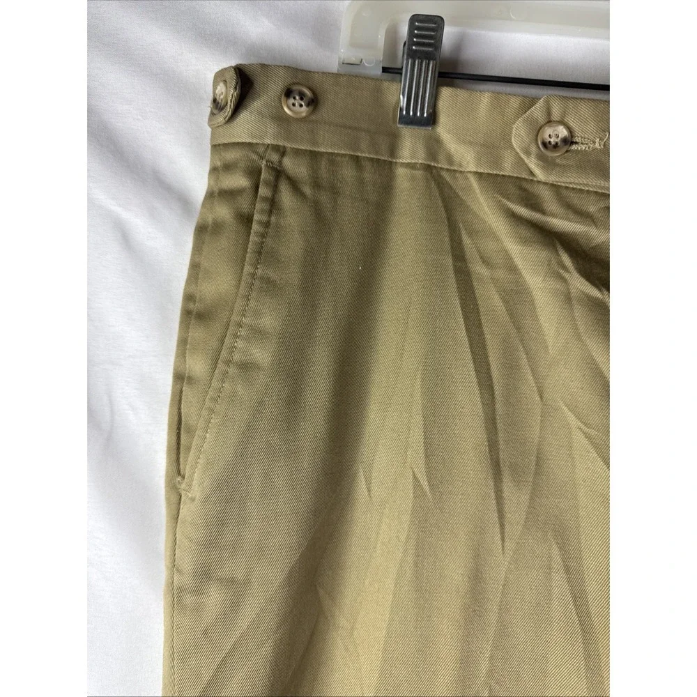 Berle‎ Tailored Dress Pants Mens 36x30 Tan Khaki Straight legs Casual Classic